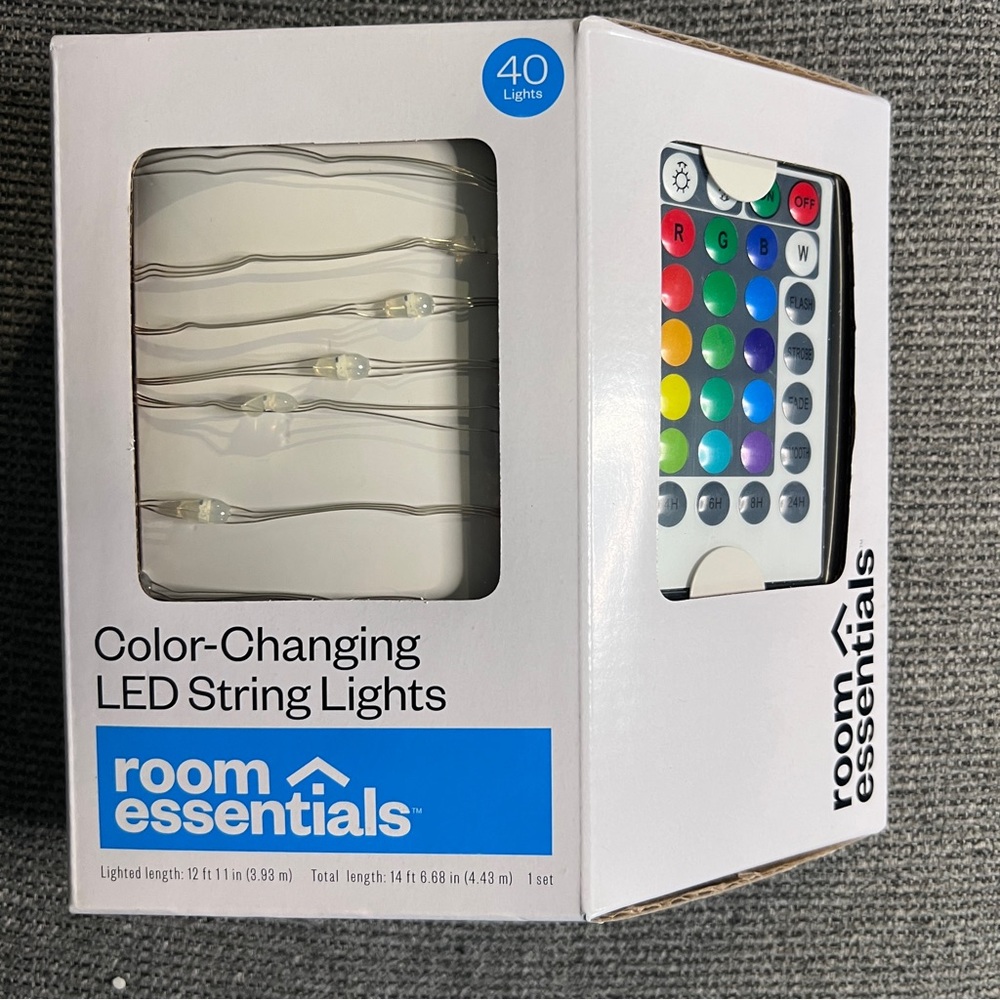 Room Essentials LED string lights